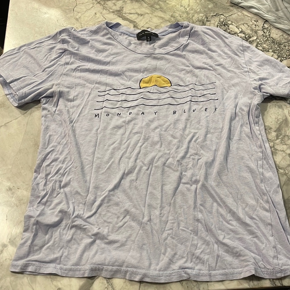 LA hearts Monday Blues t shirt